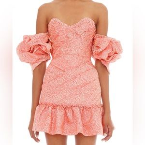 Eliya the Label Charlotte Dress orange and pink